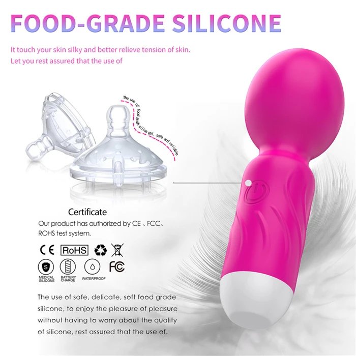 Women's Powerful 10 Frequency Mini Vibrator Health Care Vibrator
