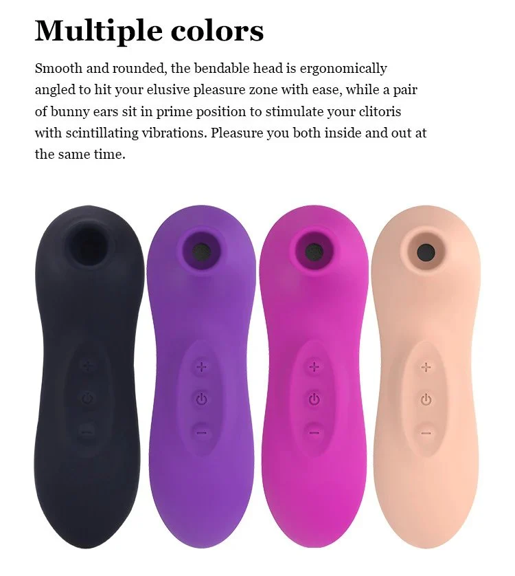 USB Rechargeable Soft Skin-friendly Silicone Clitoral Sucking Vibrator Female Masturbation Women Sex Toys