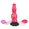 Fantasy Inflatable Squirting Dildo Anal Plug Thick Big Dog Knot Dildo Animal Penis Realistic Ejaculating Sex Toy for man Women