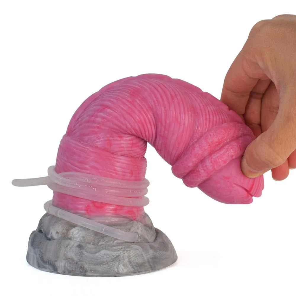 Ejaculating Dildo Alien Fantasy Series Anus Plug Curved Animal Anal Dildo Fetish for Women