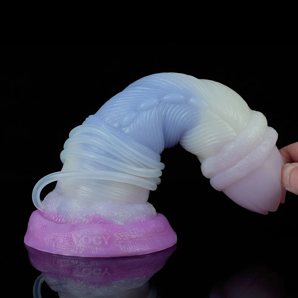 Ejaculating Dildo Alien Fantasy Series Anus Plug Curved Animal Anal Dildo Fetish for Women
