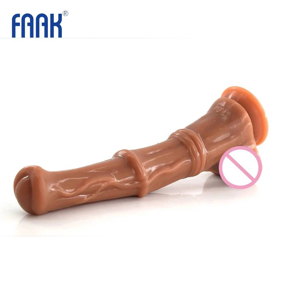 Color Dual Layer Silicone Dildo Flexible Rubber Cock Penis Sex Toys Adult Women Dildo with Belt Sex