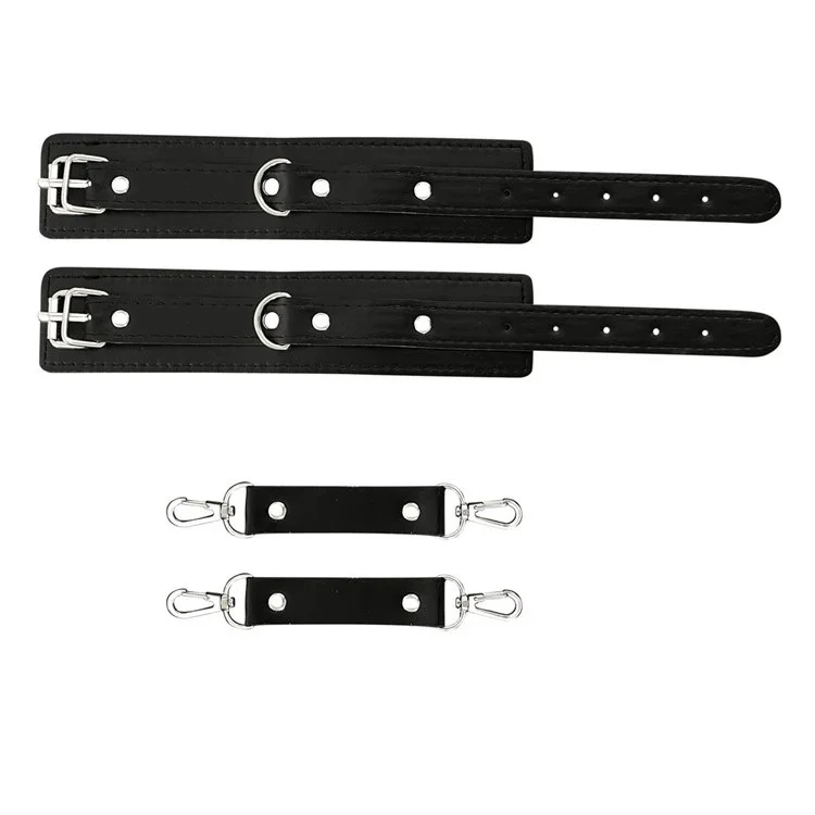 Sex Toys Handcuffs Erotic Bondage Accessories Bow Garter Belt Leather Bondage Harness Women