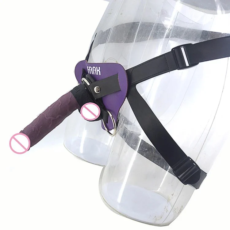 BDSM Sex Toy Harness Strap on Silicone Dildo Realistic Strap-on Strapless Leather Strapon Dildo for Lesbian Women Men