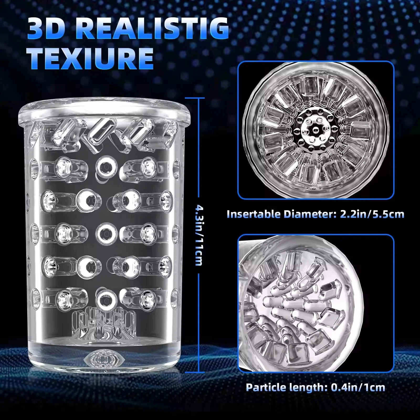 Automatic Thrusting Vibrating Masturbator Cup for Men - Easy to Use All-in-One Adult Sex Toy Machine