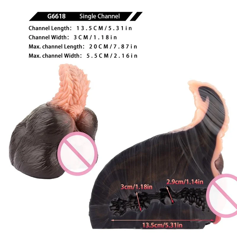 Big Butt Male Masturbator Realistic Vaginal, Pocket Pussy Ass Anal Sex Love Doll Fantasy Dog, Sex Toy for Men Masturbation