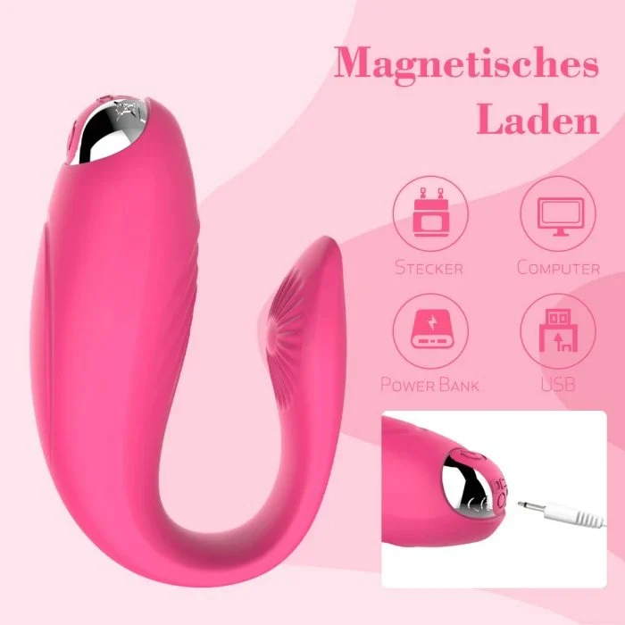 USB Rechargeable 10 Frequency Silicone Clit G-Spot Vibrator Wearable Vaginal Sex Toys for Women