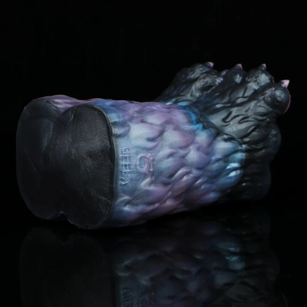 Cute Bear Paw Male Masturbator with Single Channel Soft Silicone Adult Toy Sexy Masturbator for Male