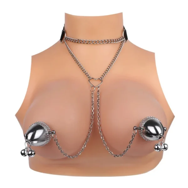 Metal Stainless Steel Chain Nipple Clamps Fantasy Fetish Sex Toys for Women Couple Flirting Nipple Games Stimulator