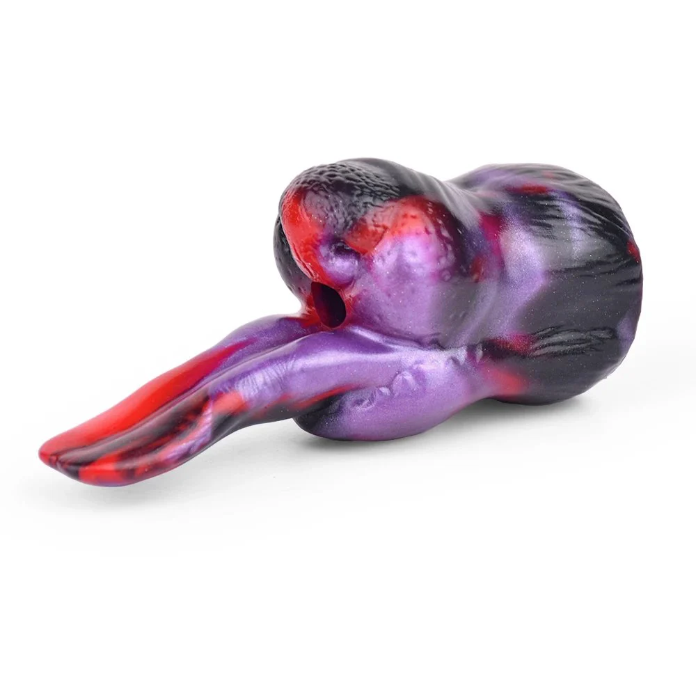 Moist Tongue Fetish Gag Set Silicone Gag Leather Bondage Game Toys Role Play Couple Flirting Sex Toys