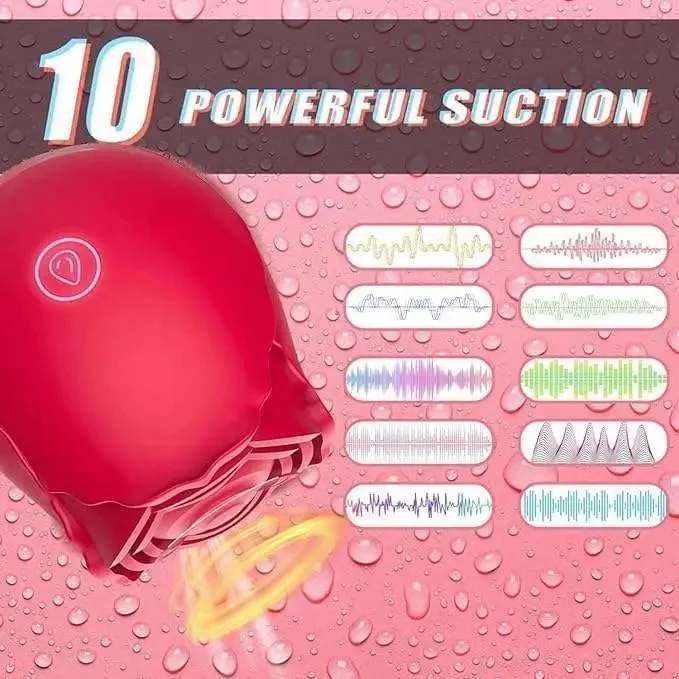 Waterproof Rose Vibrator Manufacturer Cheap Price Rose Toys Nipple Clitoral Sucking Rose Vibrator Sex Toys for Woman