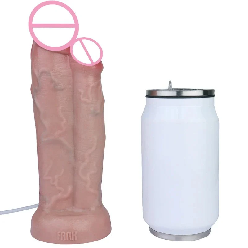 Double Head Squirting Dildo,large Ejaculating Dildo,Realistic Squirting Dildo Ejaculating Penis for Beginners Hand Free