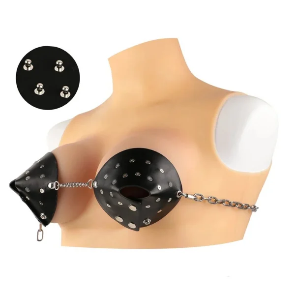 Goddess Sexual Breast Studded Desire Leather Enchain Women's Bdsm Body Bondage Erotic Corset