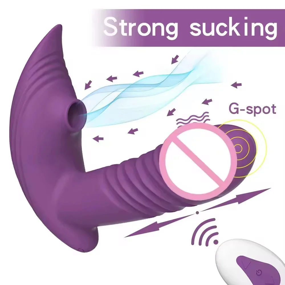 Wireless Remote Control Vibrator Purple Non Latex 7 Frequencies USB Rechargeable For Adult Stimulation