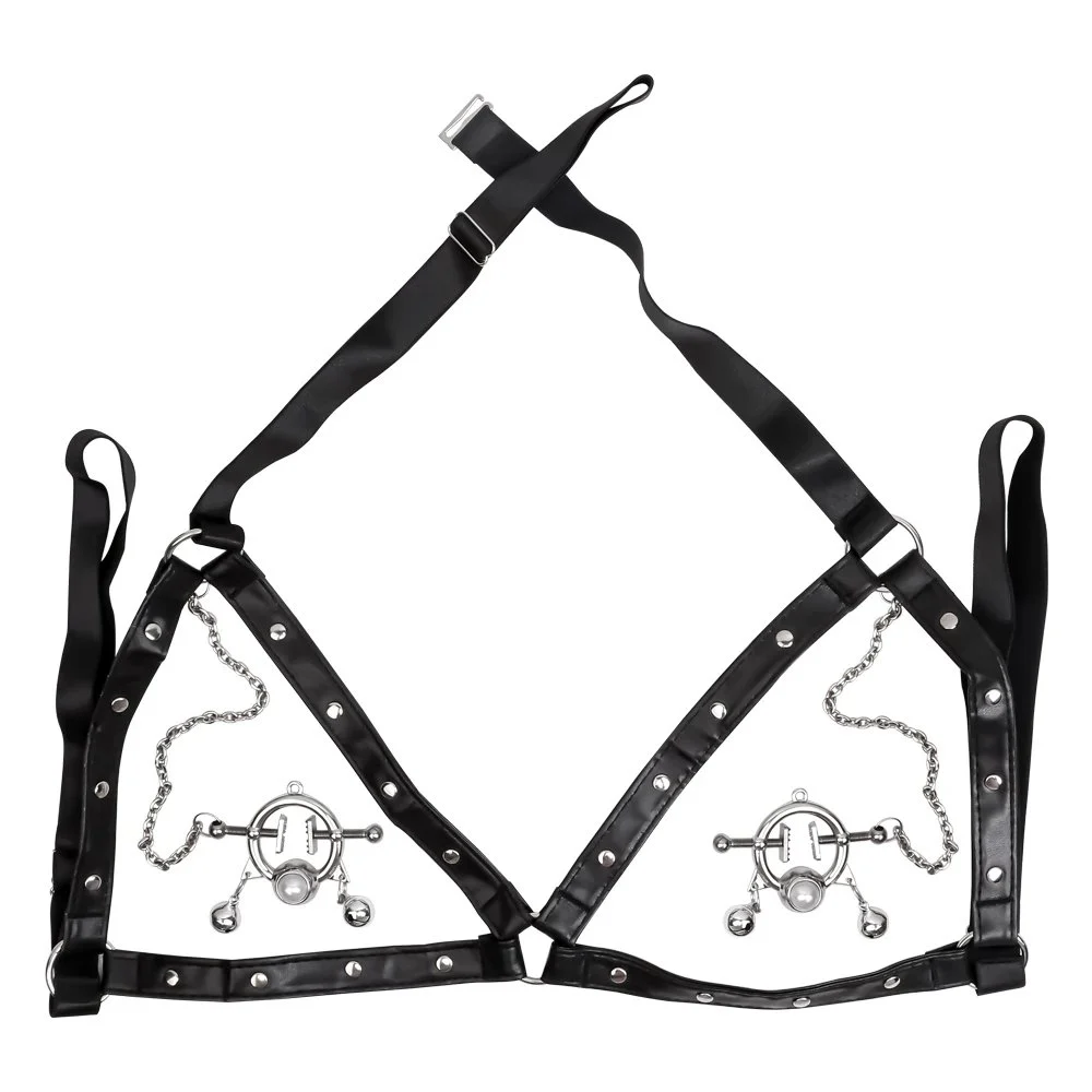 Metal Stainless Steel Chain Nipple Clips Female Breast Fun Role Playing Couple Flirting Products Fetish Game Sex Toys
