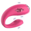 USB Rechargeable 10 Frequency Silicone Clit G-Spot Vibrator Wearable Vaginal Sex Toys for Women
