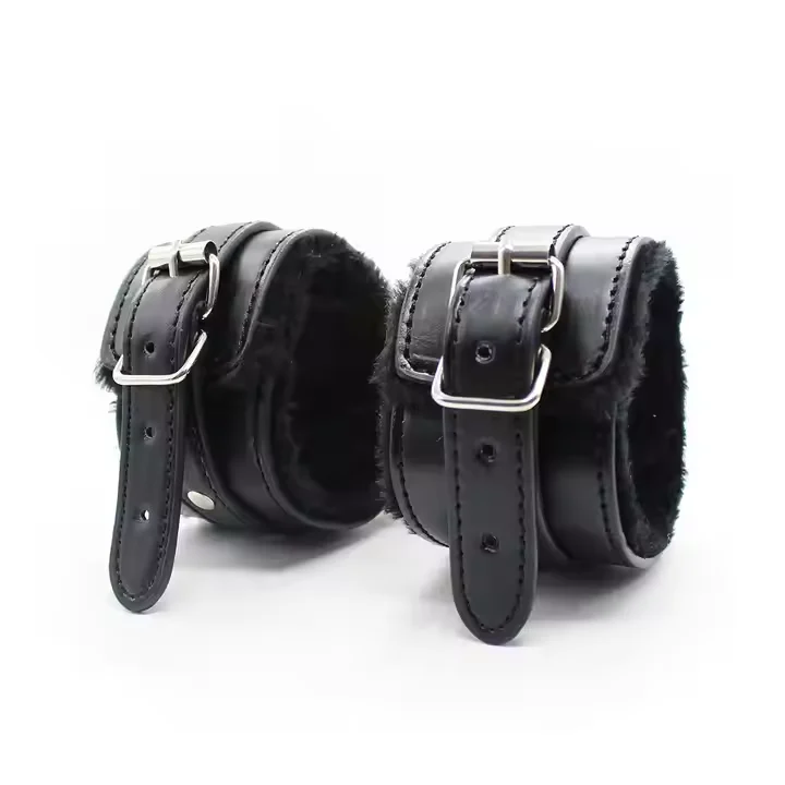 Fun 10 Adult Bondage Sex Toy Hands and Feet Handcuffed Whip for Sex Supplies Training and Flirting