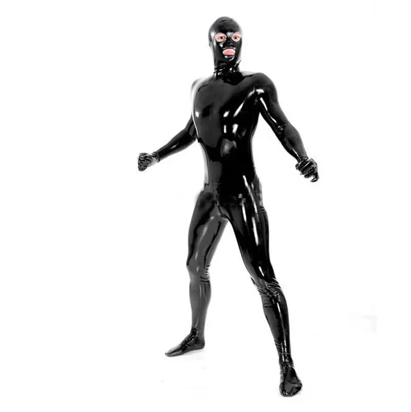 Latex Rubber Gum Full Body Close-Fitting Union Suit Men's Adult Waterproof Eco-Friendly Tights
