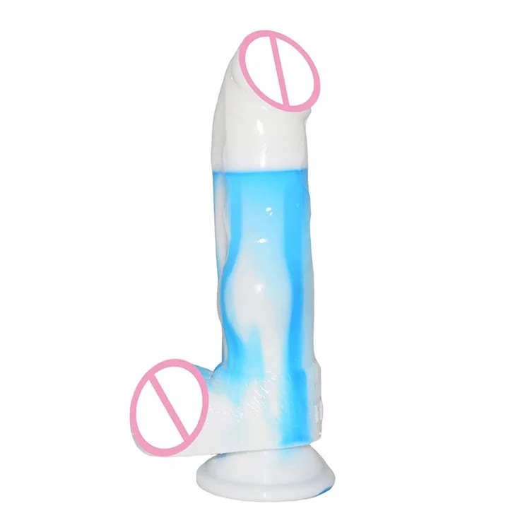 Dog Dildo Strapon Dildos Erotic Anal Dildo Animal Penis Lesbian Blue White Porcelain Animal Sex Toys for Woman