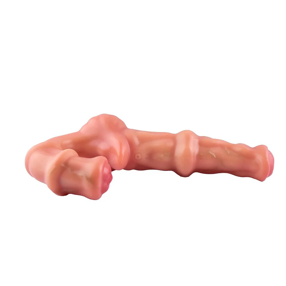 Double-head Vibrator Vaginal Massage Clitoral Stimulation Vibration Horse Penis Silicone Female Masturbator Sex Toys