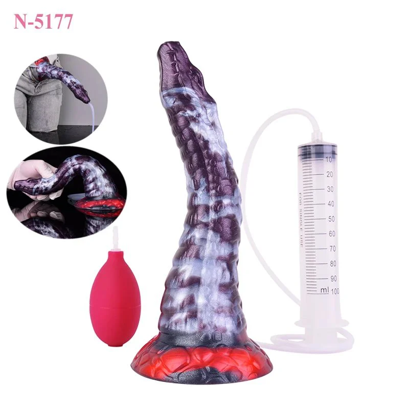 Dragon Squirting Dildo Adult alien Cock Realistic Dildo Squirting Suction Size Monster Dildo Anal Plugs Sex Toys for Men