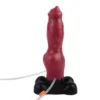 Fantasy Dog Penis Inflatable Water Spray Dildo Soft Silicone Female Masturbator Adult Fun Sex Toys