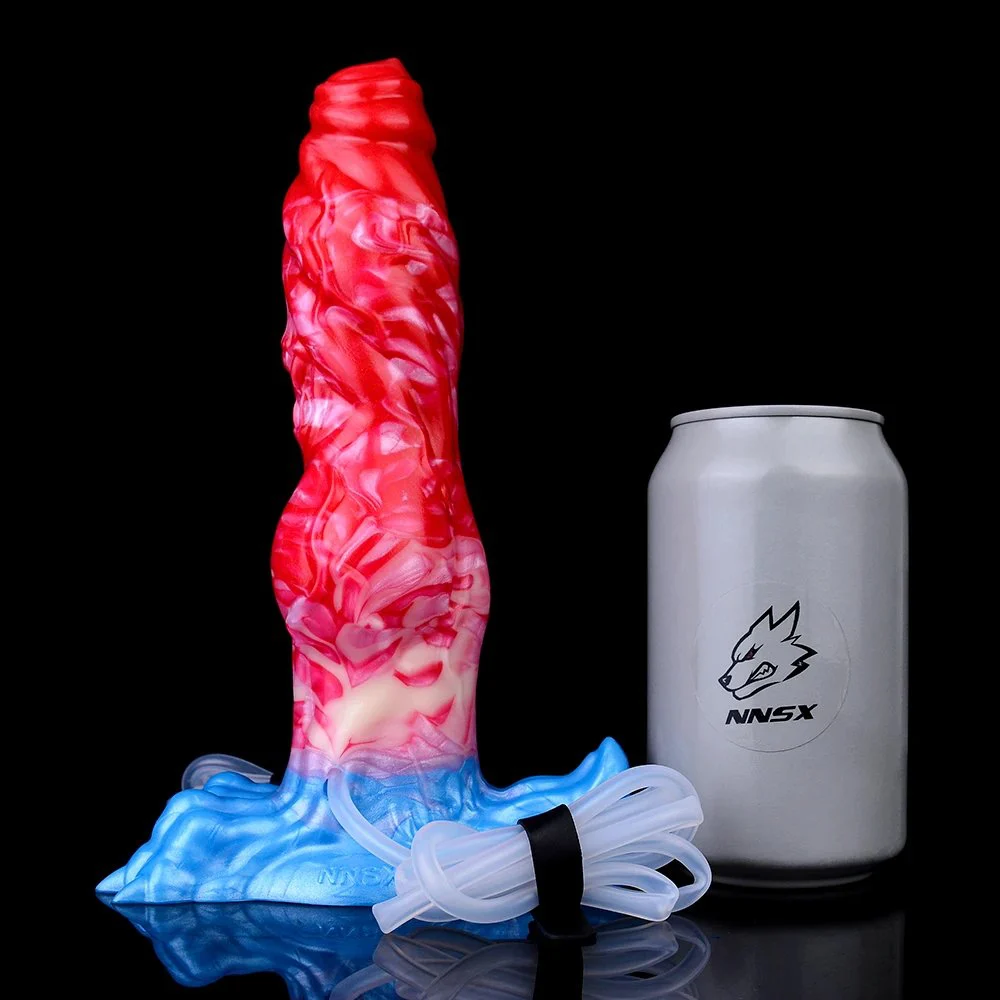 Fantasy Dragon Dildo New Silicone Soft Inflatable Water Spray Simulated Intercourse Dildo Gay Adult Anal Plug Penis Sex Toy