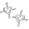 Premium Portable Nipple Clamps Womens Adjustable Nipple Clamps Non Piercing Nipple Clips Jewelry for sex toys with Leather