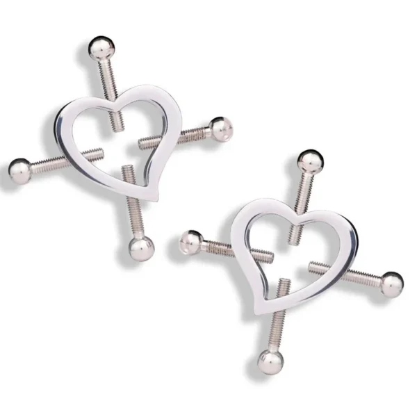 Premium Portable Nipple Clamps Womens Adjustable Nipple Clamps Non Piercing Nipple Clips Jewelry for sex toys with Leather