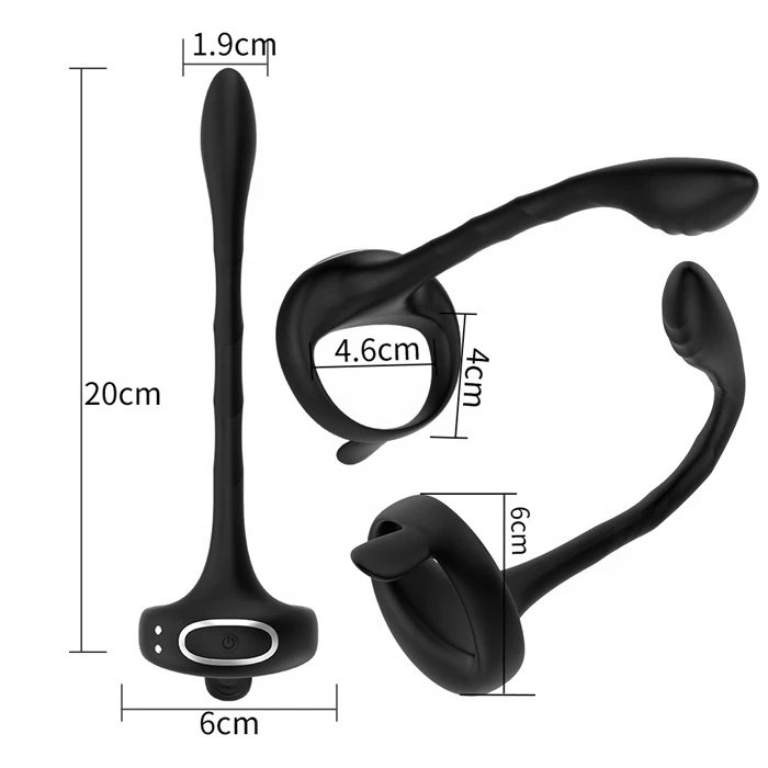 APP Controlled Couple Sex Toys 10 Frequency Vibrating Cock Ring with Men Penis Enhancer