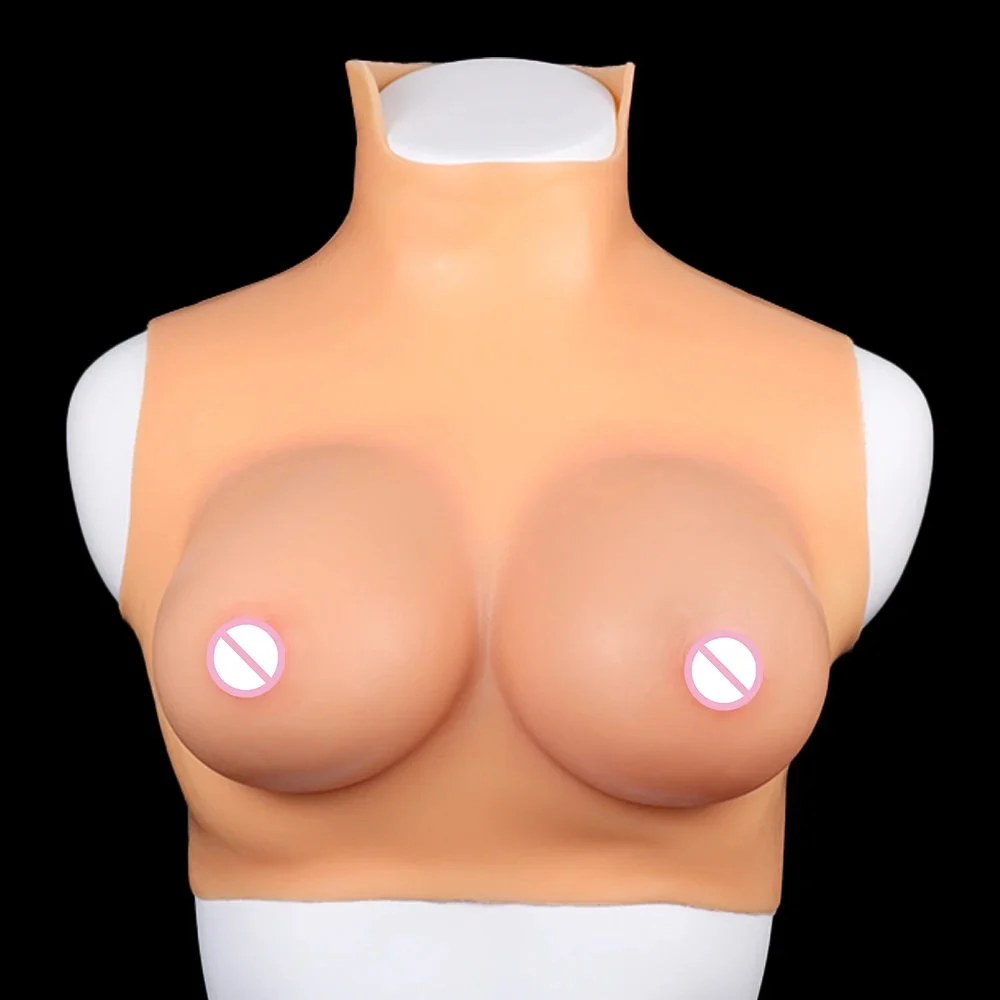 Prosthetic Breast Transvestite Gay Realistic Elastic Breasts Soft Silicone Wearable Breasts Chest Fun Adult
