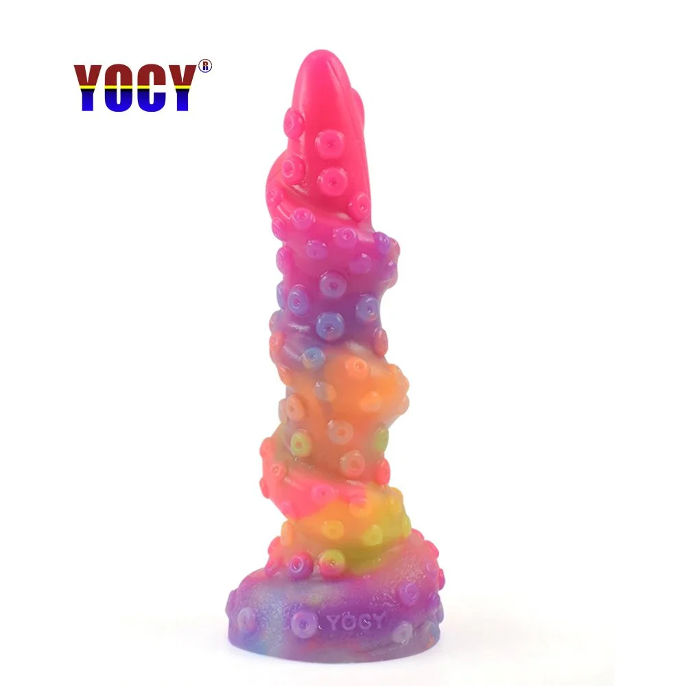 Glowing Toys Different Sized Long Anal Dildos for Women