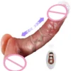 Remote Control Adult Toy Sex Vibrating Dildo Thrusting Heating G Spot Realistic Dildo Penis Women Vibrator for Vagina and Anus