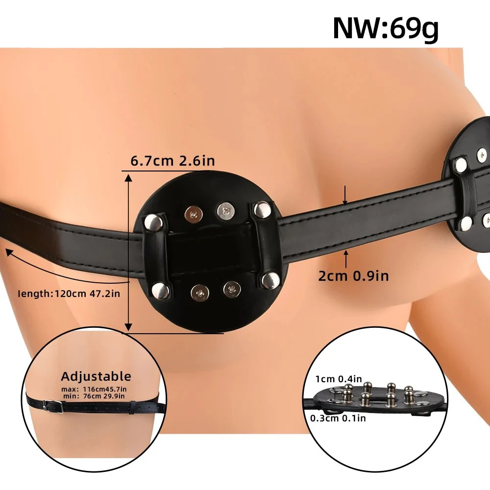 Leather studded Spiked Breast Binders Clamps,Body Bondage Sex Toys for Women Men Adults Game,Invisible Nipple Sticker
