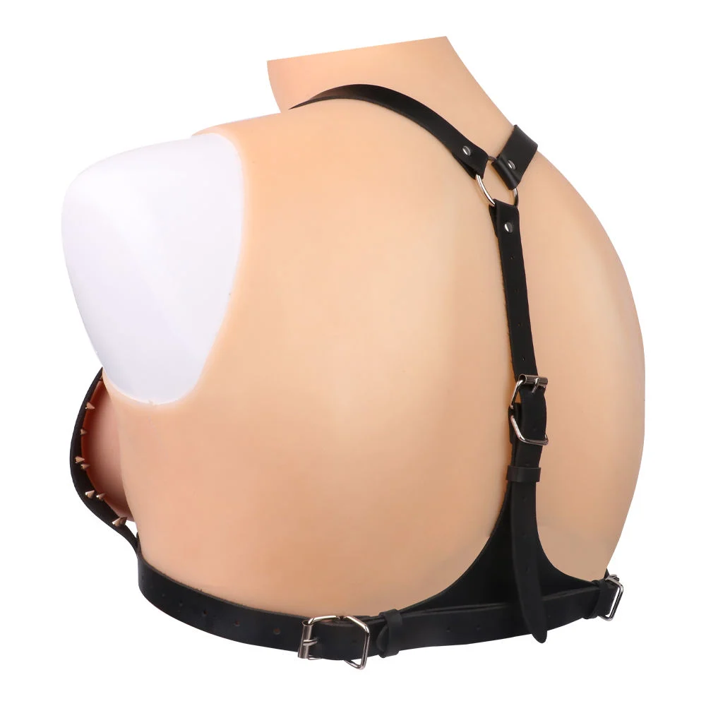 Leather-material Goddess-style Erotic Corset Designed to Restrain the Female Bust, a High-end Corset