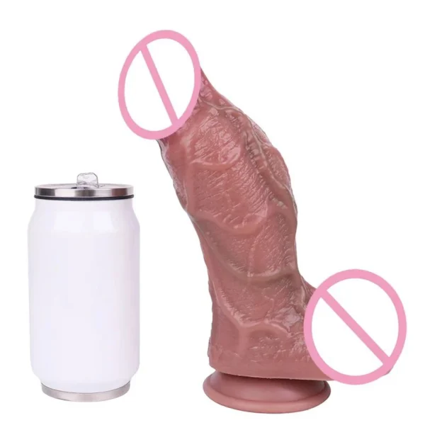 Big Realistic Squirting Dildo Ejaculating Penis for Women With Strong Suction Cup Soft Dildo for Women G-Spot Anal Prostate