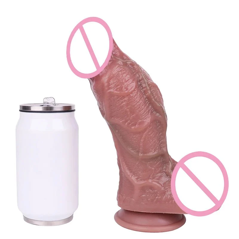 Big Realistic Squirting Dildo Ejaculating Penis for Women With Strong Suction Cup Soft Dildo for Women G-Spot Anal Prostate