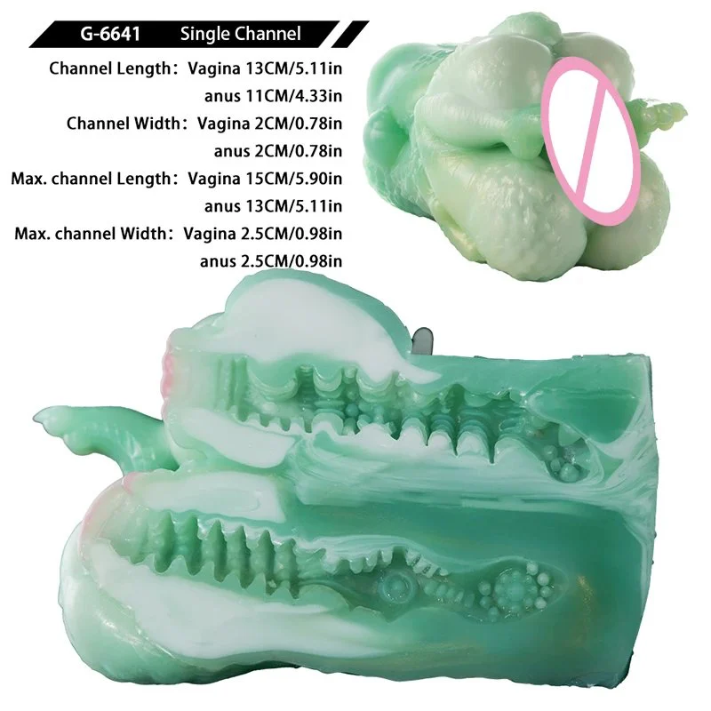 Fantasy Dragon Body-Safe Silicone Male Masturbator Medical-Grade Pocket Pussy Stroker Discreet Adult Men Onahole Sex Toys