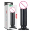Black Super Long and Thick Dildo Waterproof Sexy Anal Plug