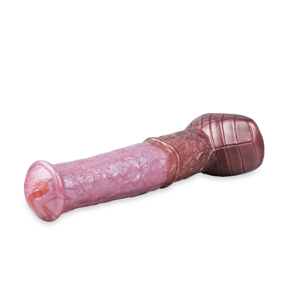 Big Size Animal Dildo Ferghana Horse Anal Plug Huge Soft Silicone Penis With Sucker for Women Vagina