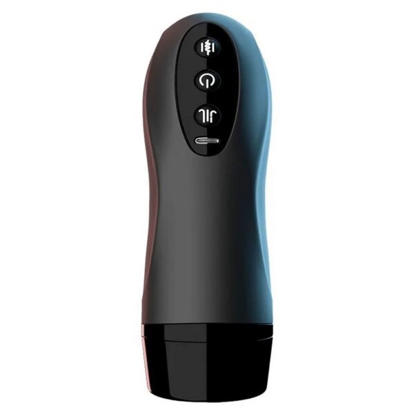 Male Auto Masturbation Cup with 10 Vibration Modes Silent Realistic TPE Male Toy Heating Suction Function Airplane Cup