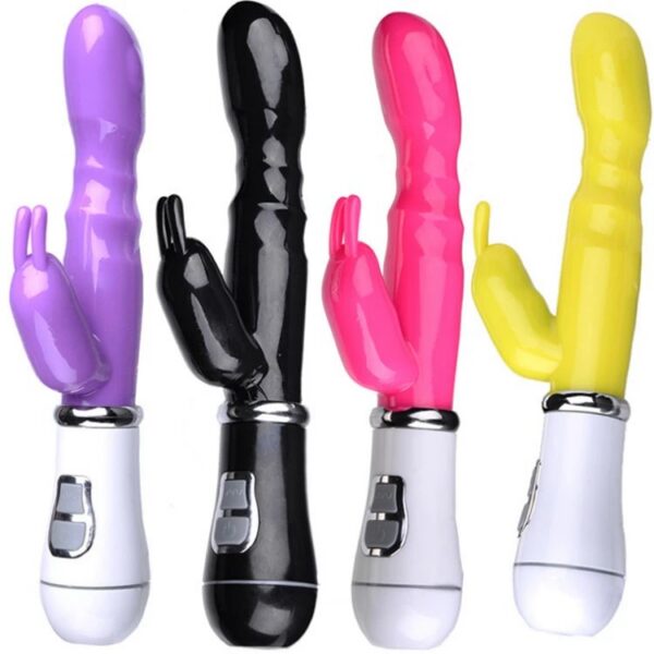Waterproof 12 Frequency Dildo Vibrator Sex Toys Women Rechargeable Lady Rabbit Sex Vibrator