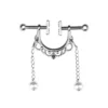 Metal Silver Breast Chain for Women Lesbian Couple Game