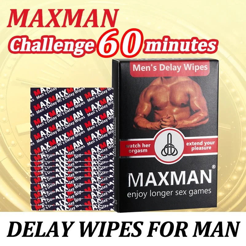 Delay Spray 10Pcs Box Sexual Products Ejaculation Delay Wet Tissue Men Delay Wipes