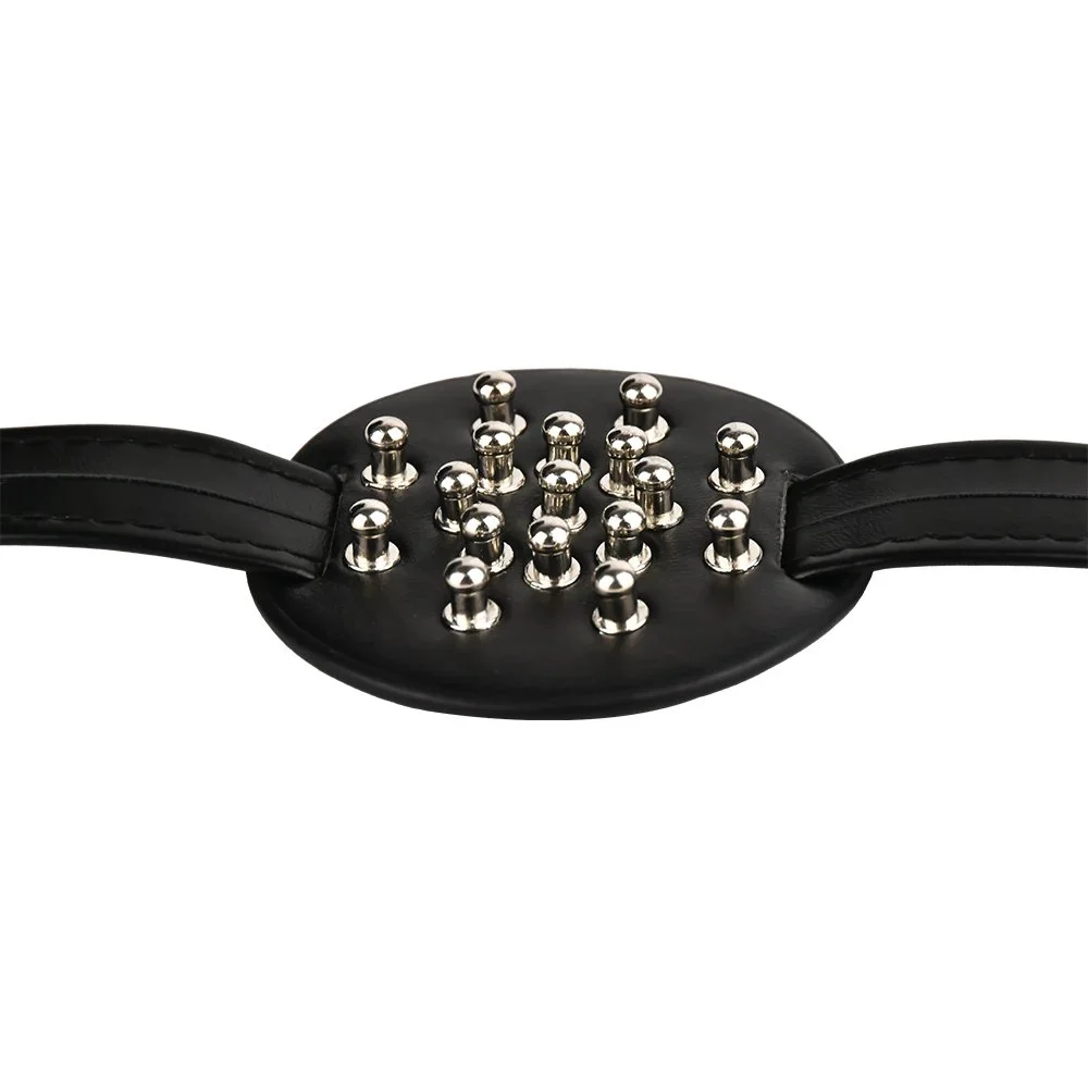Metal Leather Nipple Clamps Spiked Breast Binder Bra Female Breast Fun Couple Flirting Products Game Sex Toys