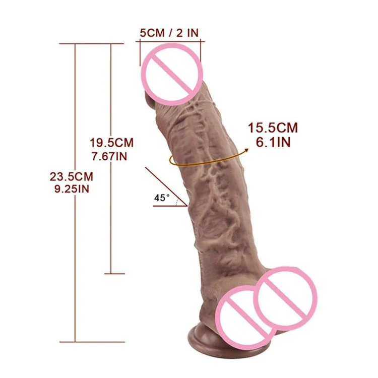 Sex Toy Dildos for Women Soft Big Realistic Liquid Silicone Dildo With Suction Cup