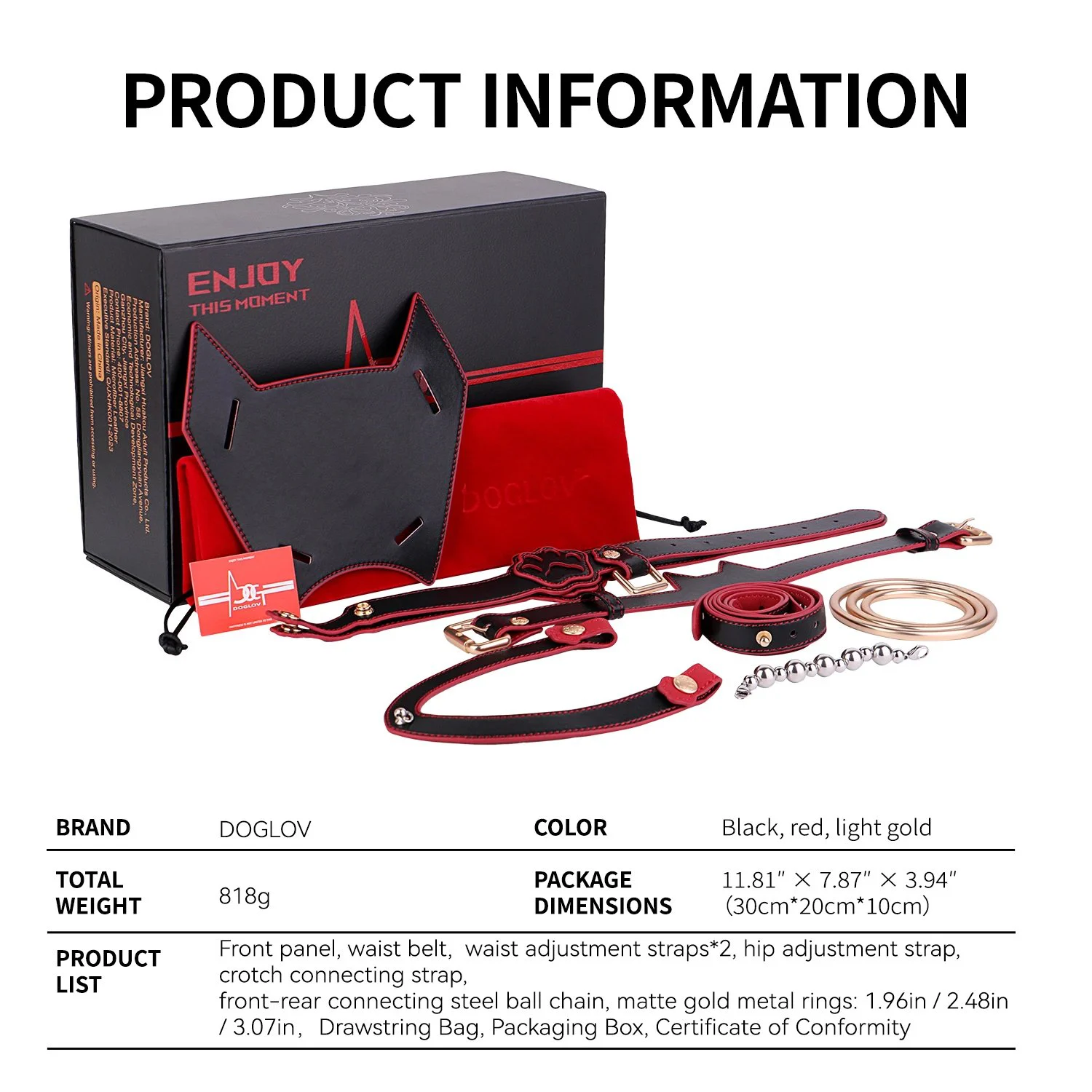 Phallic Support Bearer Pants with Cat Paw Harness, Premium Microfiber Leather Strap-On Cock Ring for 18+ Sex Toys
