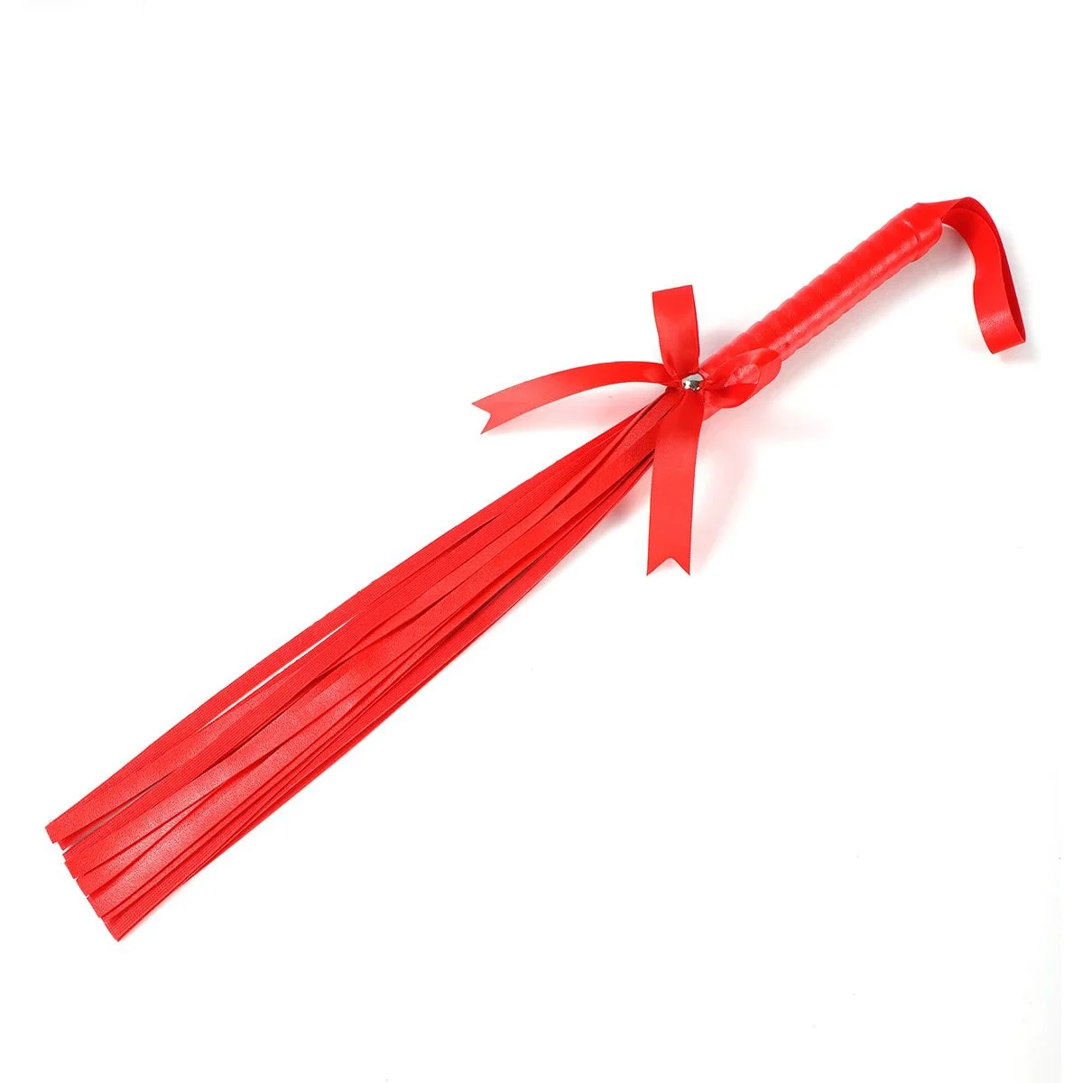 PU Leather Braided Design Whip Bondage Sex Whip Slave Restraint Toy Suitable for Female Couples' Buttocks Spanking 1