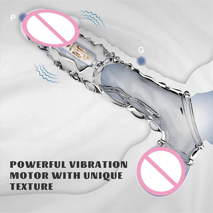 Men's Reusable Cock Ring Vibrating Penis Sleeve for Sexual Enhancement Cock Enlarger Condom Sleeve