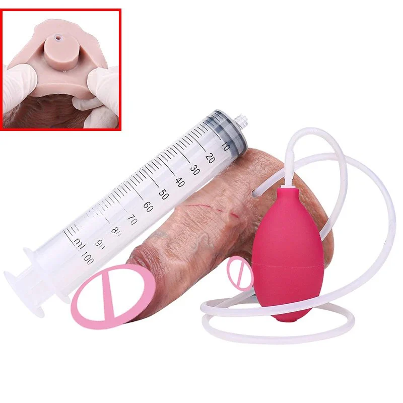 Liquid Platinum Silicone Safe Simulation Squirting Dildo for Women Sucker Dildo Experience Feel Realistic Sex Toys